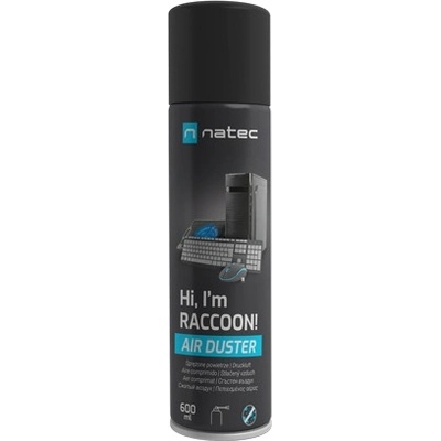NATEC Compressed Air Duster Racoon 600 ml