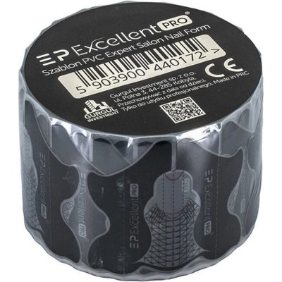 Nehtyprofi Excellent pro pvc šablony na modeláž nehtů průhledné 500 ks