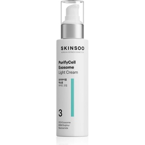 SKINSOO PurifyCell Exosome Light Cream лек хидратиращ крем с матиращ ефект 120ml