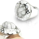 Ocelový prsten Spikes