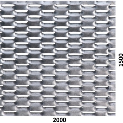Tahokov Zn 2000 x 1500 x 1,5 mm, oko 47 x 18 mm