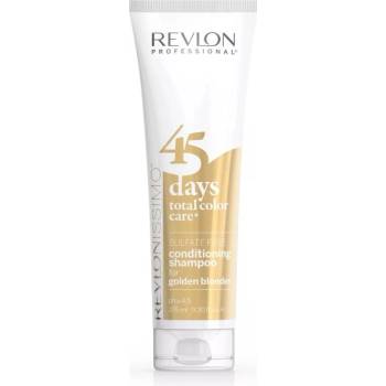 Revlon Revlonissimo 45 Days Total Color Care 2in1 Conditioning Shampoo For Golden Blondes 275 ml