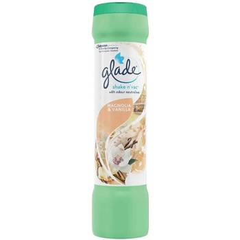 Glade Shake n´ Vac osviežovač kobercov a pohlcovač pachov Magnolia & Vanilla 500 g