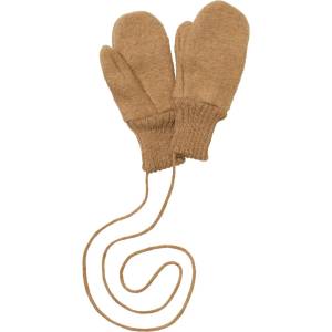 disana Детски ръкавици disana Kids' Boiled Wool Gloves - Caramel - размер 1 (EU) (202-3097-1511)