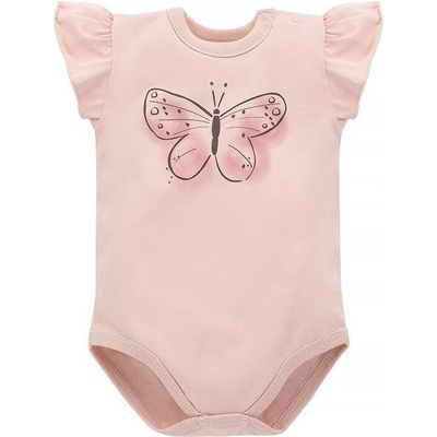 Pinokio Body krátký rukáv Summer Mood Pink Butterfly