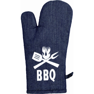 Chňapka kuchyňská, Jeans BBQ, šedomodrá