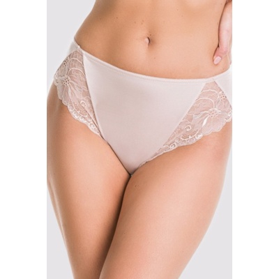 MEDIOLANO Бикини с висока талия в бежов цвят sempre 01104eh-69032-beŻowy - Бежов, размер s