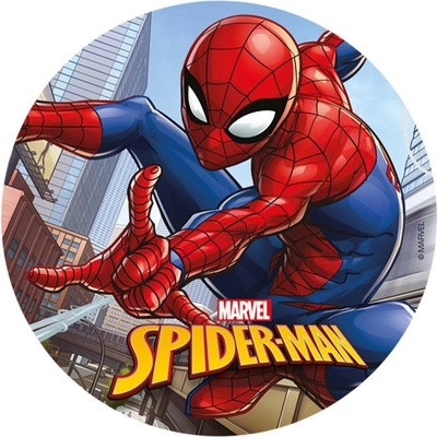 Jedlý papír Spiderman v akci 20cm - Dekora