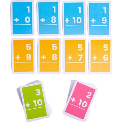 Bigjigs Toys Kartičky sčítání 1-10
