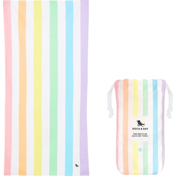 Dock & Bay Плажна кърпа бързосъхнеща, 90 x 200 см, еднорог (TOWLB-SUM-XL-UNICN-R)