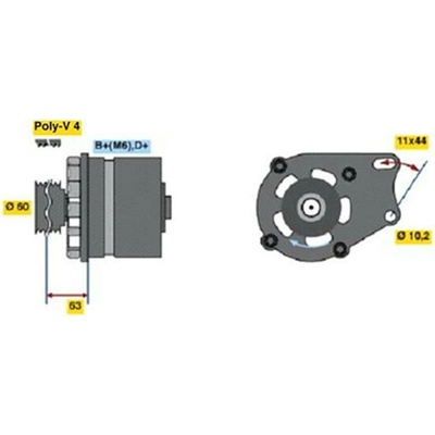 generátor BOSCH 0 986 038 621