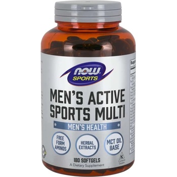 NOW Sports Men's Active Sports Multi, 180 капсули, Now