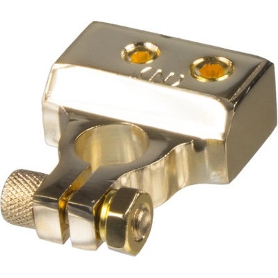 Zlacená svorka (-) pólu baterie (4 in) 1x50, 1x20, 2x10 mm2