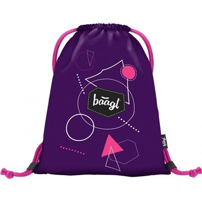 Baagl Grafik fialová