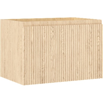 Mexen Rivel шкафче за баня под мивка 70 см, 1 чекмедже, гофрирано, дъб - 91A20-07047-1-BF81 (91A20-07047-1-BF81)