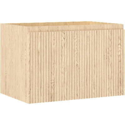 Mexen Rivel шкафче за баня под мивка 70 см, 1 чекмедже, гофрирано, дъб - 91A20-07047-1-BF81 (91A20-07047-1-BF81)