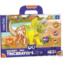 MierEdu magnetická tabulka Dinosauři Triceratops