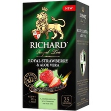 Richard Royal Strawberry & Aloe Vera zelený čaj 25 sáčků