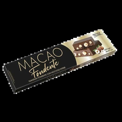 Gianduia horká nugátová čokoláda s lieskovými orieškami MACAO 150g