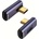 Reset Computers Adapter USB C-C, M/F, Angled, 40Gbps QC100W 962218 (C4072/ZW)