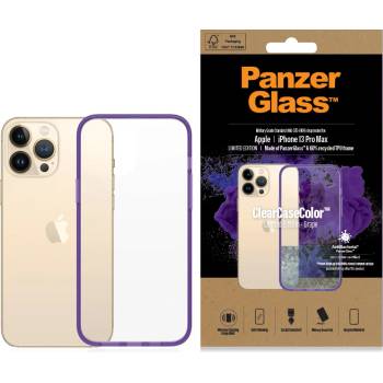 Panzer Гръб PanzerGlass за IPhone 13 Pro Max , ClearCase - Лилава рамка