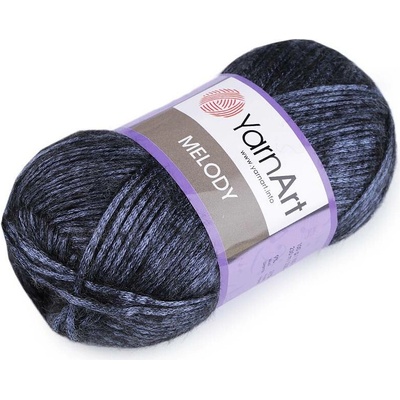 Pletací příze Melody 100 g Varianta: 4 (884) modrá tmavá, Balení: 1 ks 44920/91325/205625