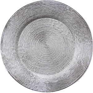 Horecano HORECANO-Подложна чиния с брокатен ефект ф33cm СРЕБЪРНА (HC-93945) 194602-2 (0193945)