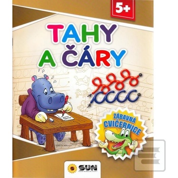 Tahy a čáry - Zábavná cvičebnice 5+