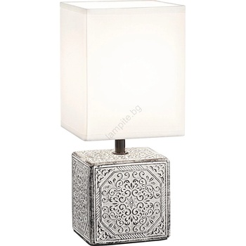 Ideal Lux - Настолна лампа KALI 1xE14/40W/230V бяла/сива (ID245348)