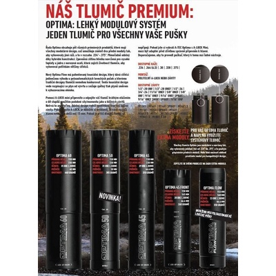 A-TEC OPTIMA 50 pro ráže do .338" 8,5mm na závit 5/8"-24 UNEF – Zboží Dáma