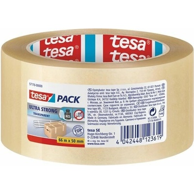 Tesa Balicí páska Ultra strong ultra pevná, čirá, 50 mm x 66 m