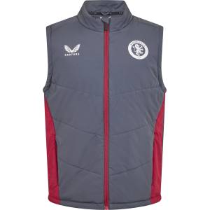 Castore Яке Castore Men's Aston Villa Licensed Manager Football Jacket - Ebony/Rhod