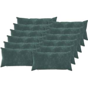 vidaXL Калъфка за възглавница 12 pcs HEERLEN Морско синьо 40 x 80 cm (909999)