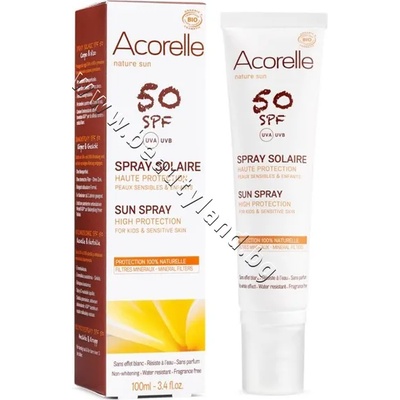 Acorelle Спрей Acorelle Sun Spray SPF 50, p/n AC-46006 - Водоустойчив слънцезащитен спрей 50 SPF (AC-46006)