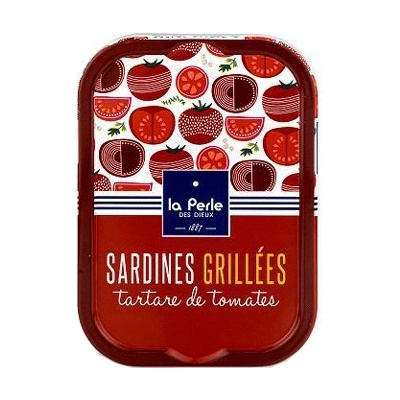 La Perle Grilované Francouzké sardinky v rajčatovém "tartare" 115g