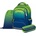 KARTON P+P Комплект ученическа раница Oxy Next Ombre Green - 3 части (6-75126)
