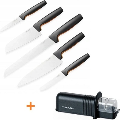 Fiskars Functional Form Velký startovací set 5 ks 1057558 + ostřič Essential 1023811