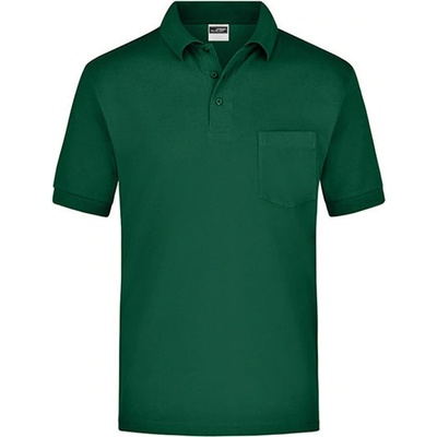 James Nicholson pánská polokošile JN026 Dark Green