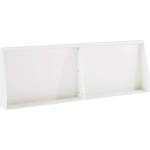 vidaXL Задържащи стени 2 бр. 60 x 12 x 50 см Стомана Бяло (8015277)