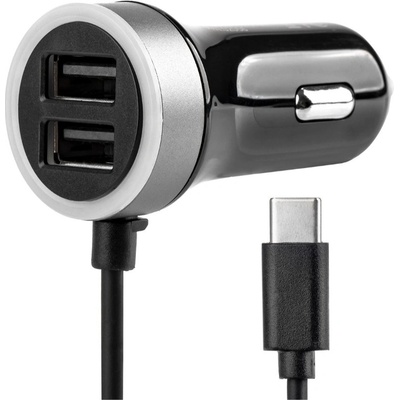 AMIO Nabíječka do auta 12/24V Micro C + 2x USB 2.4A – Zboží Mobilmania