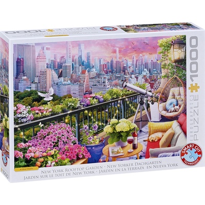 EUROGRAPHICS Пъзел Eurographics от 1000 части - Градина на покрива в Ню Йорк (60006161)