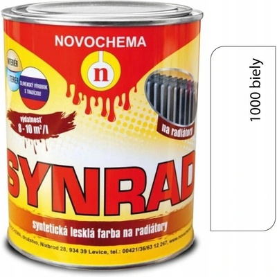 Novochema Synrad syntetická farba na radiátory STN 1000 0,75 kg biela