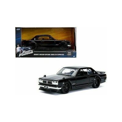 Jada Nissan Brian's Skyline 2000 Gt-r 1973 Brian O'conner Fast & Furious Vi 2013 Black 1:32