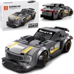 Jokomisiada Technical blocks Sports car SILVER 174-pieces + stickers ZA4287