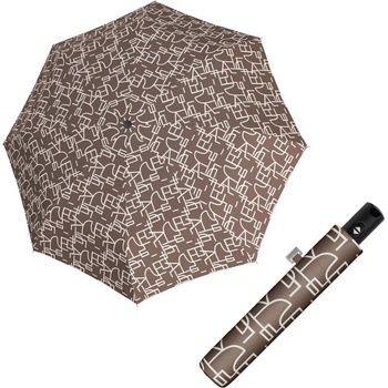 Doppler Carbonsteel Magic Clarity deštník dámský plně automatický béžový