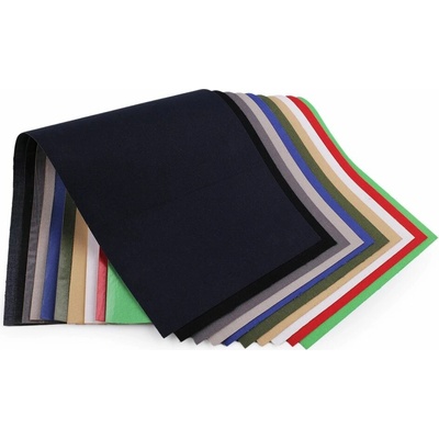 Nážehlovací záplata na textil 17×45 cm – žehlicí, pro opravy oděvů - 10 červená