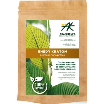 Krupa Kratom Hnědý Kratom premium Nano prášek 100 g