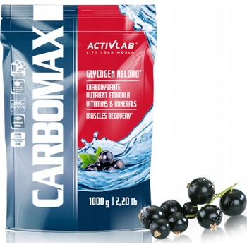 Complément Alimentaire CarboMax Energie Dynamique Cassis 1000g - Activlab