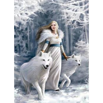 Clementoni - Puzzle Anne Stokes: Winter guards - 1 000 piese
