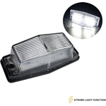  Led Лед Диоден Бял Габарит Мигаща светлина 12 Диода 12v - 24v За Камион Трактор Багер Селскостопански Машини и др